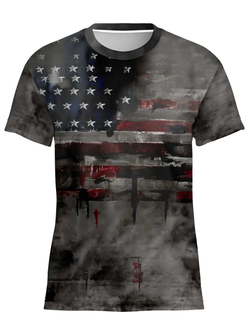 American Magic Printed T-Shirt  | Mens  T-Shirts And Polos Clothing Mens