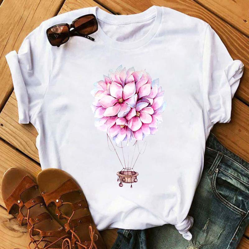 Daisy Illustration T-Shirt  | Womens  T-Shirts Clothing T-Shirts