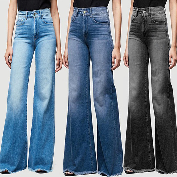 Denim Culotte Jeans  | Womens  Jeans Clothing Jeans