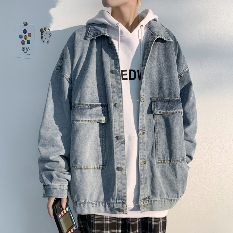 Denim Jacket With Pockets  | Mens  Coats And Jackets Clothing Coats And Jackets