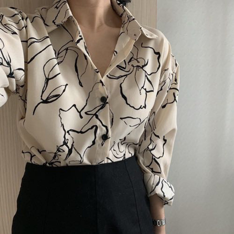 Face Print Shirt  | Womens  Shirts And Blouses Clothing Shirts And Blouses