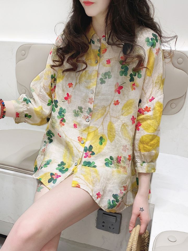 Floral Patchwork Shirt  | Womens  Shirts And Blouses Clothing Shirts And Blouses