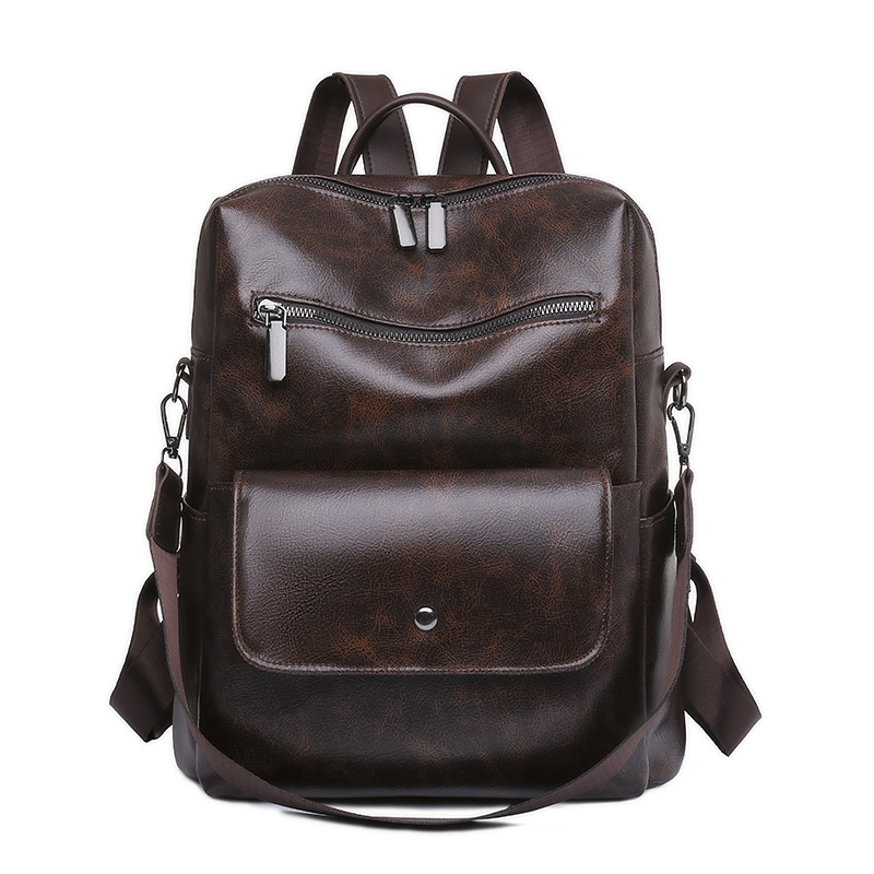 M Leather Pockets Backpack  | Womens  Backpacks Accessories Backpacks