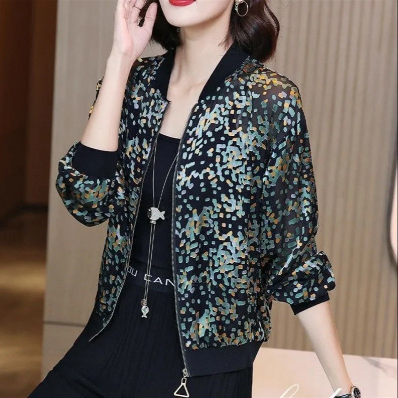 Printed Bomber Jacket  | Womens  Jackets Clothing Jackets