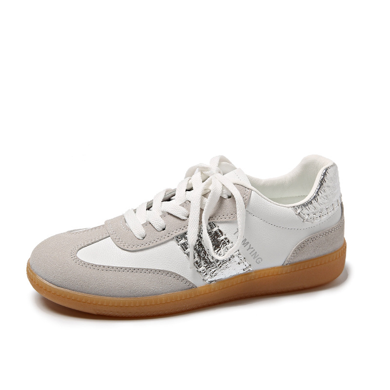 Retro Split Leather Sneakers  | Womens  Shoes Accessories Shoes