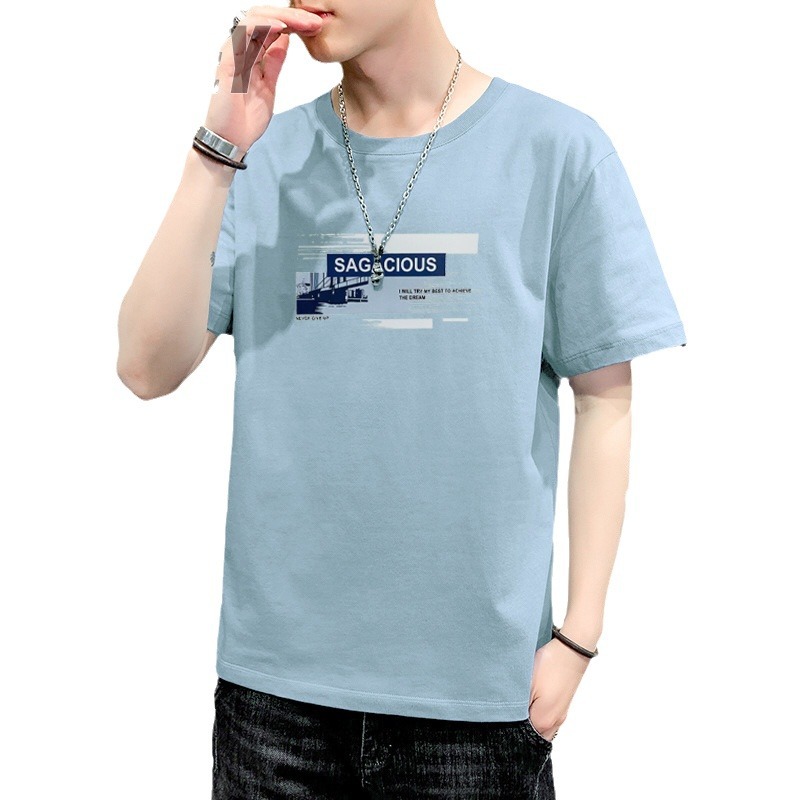 Short-Sleeved T-Shirt With Japanese-Style Illustration  | Mens  T-Shirts And Polos Clothing Mens