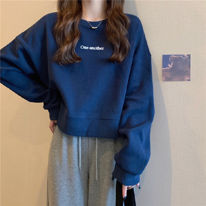 Washed-Effect Sweatshirt  | Womens  Sweaters Clothing Sweaters