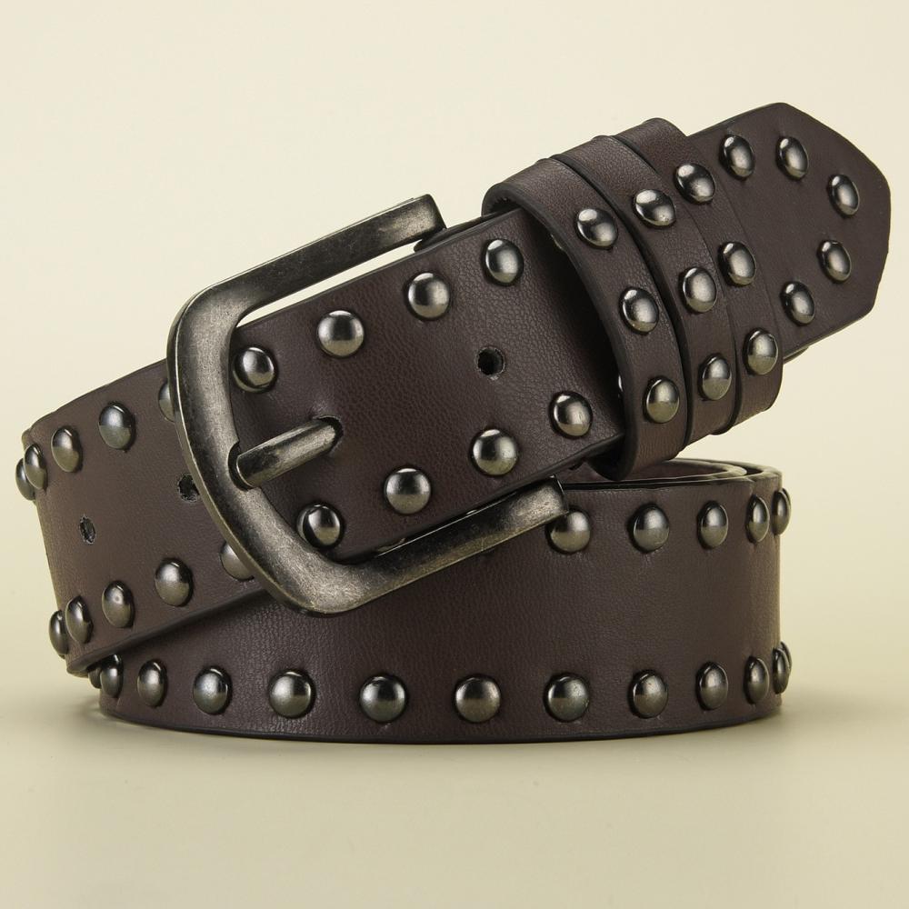 Wide Studded Belt  | Womens  Belts Accessories Belts