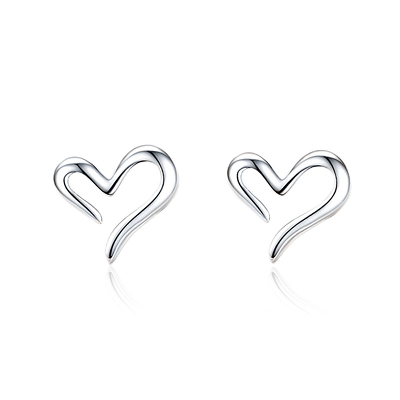 Zalio Silver-Plated Heart Earrings  | Womens  Jewelry Accessories Jewelry