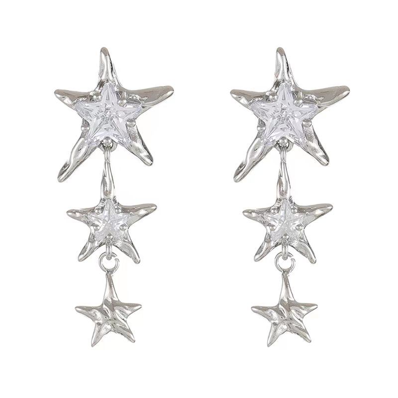 Zalio Star Cascade Earrings  | Womens  Jewelry Accessories Jewelry